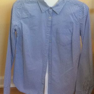 Gingham long sleeve shirt